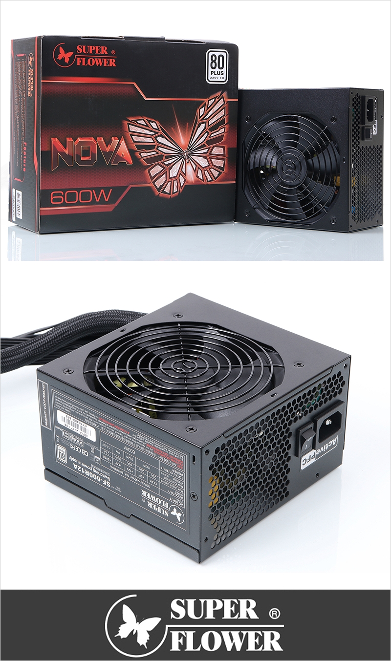 노바 업그레이드! SuperFlower SF-600R12A NOVA 80PLUS > 공식리뷰 | 쿨엔조이