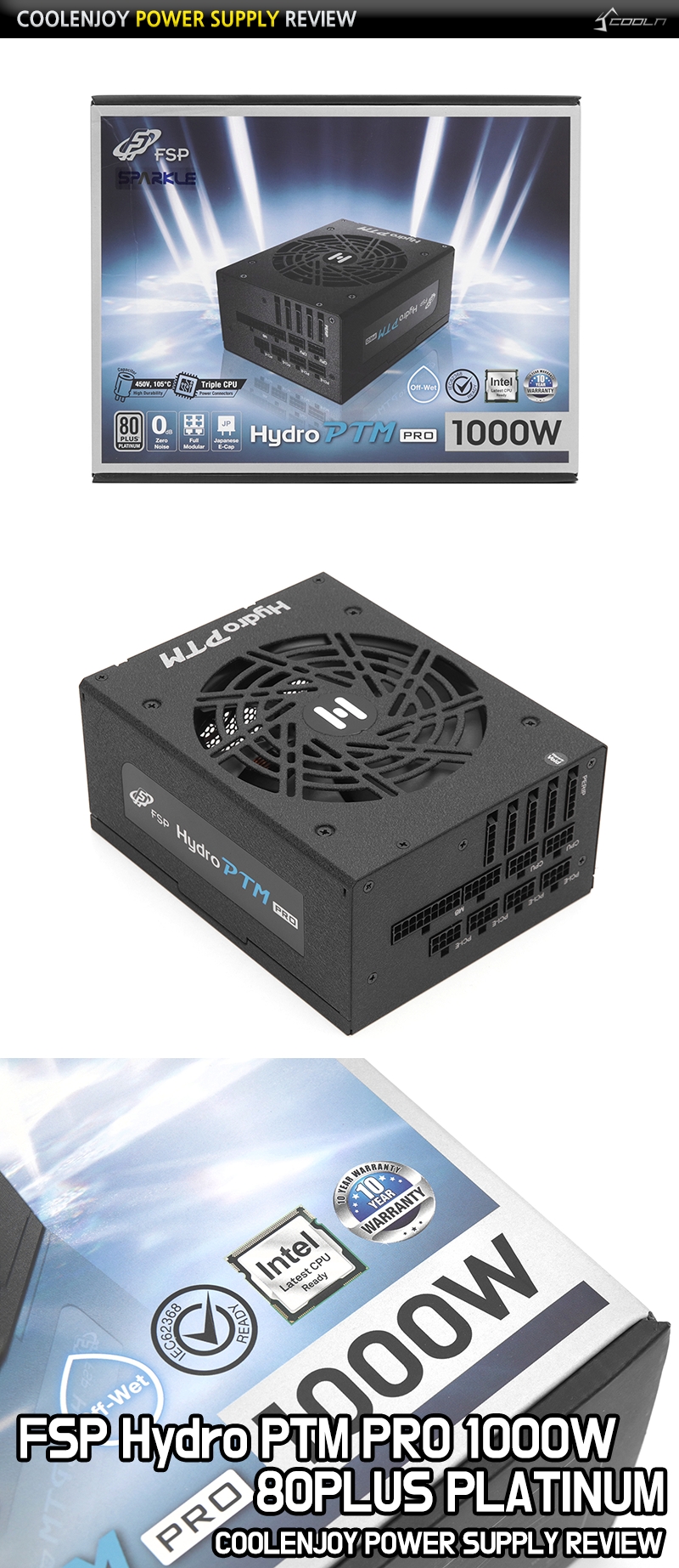 お得な特別割引価格） FSP 80+ PLATINUM ATX フルモジュラー 電源 1000W HPT2-1000M qdtek.vn