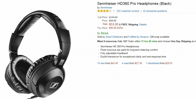 sennheiser hd 360 pro price