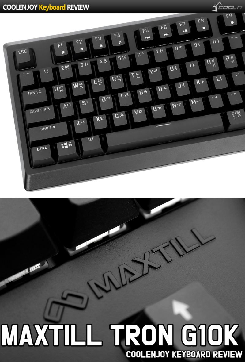 Longhua 스위치~! MAXTILL TRON G10K BASIC 리뷰 > 공식리뷰 | 쿨엔조이