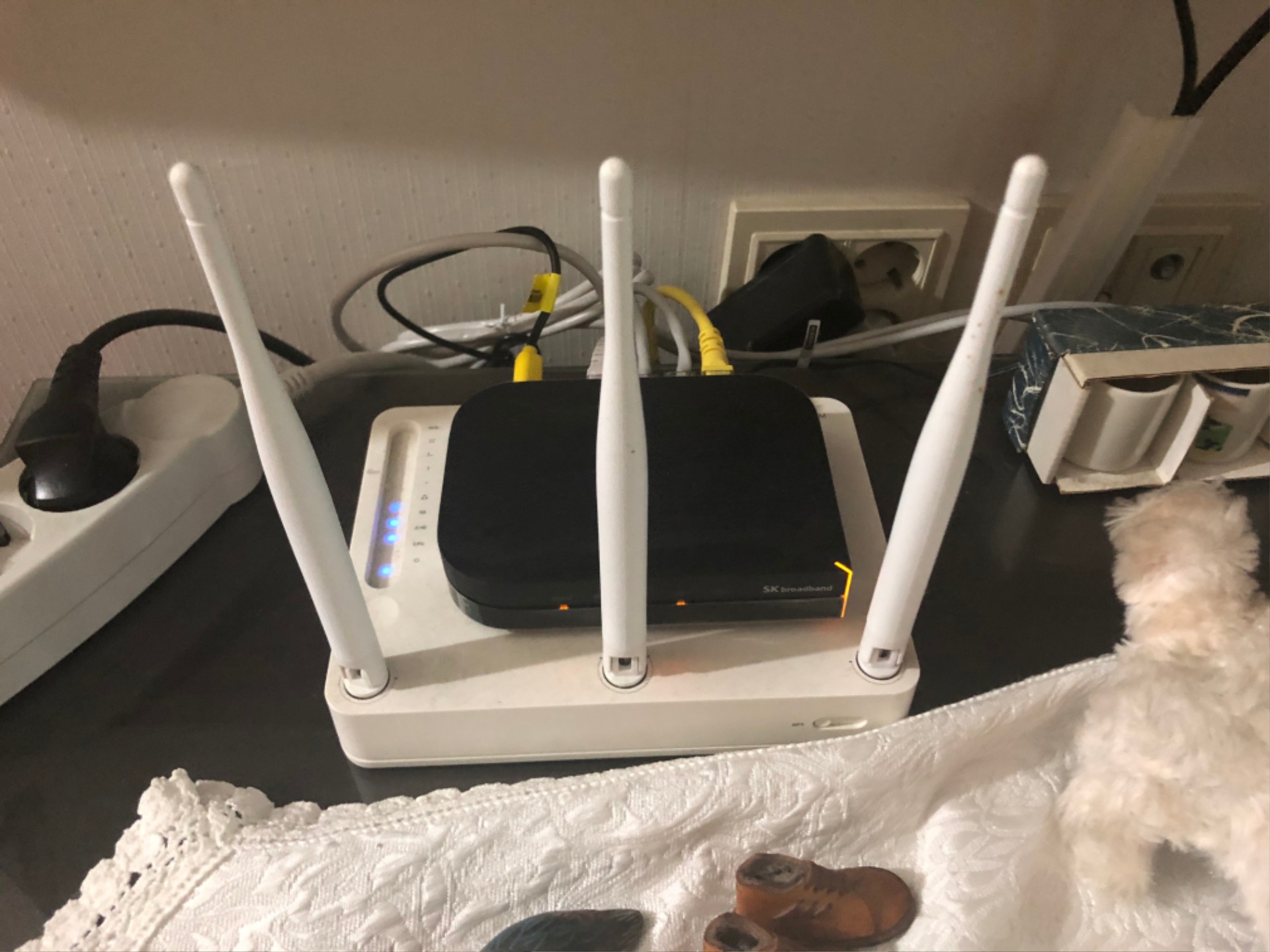 Sk 100메가에서 500메가로 업글했는데요 공유기 질문 네트웍게시판 쿨엔조이