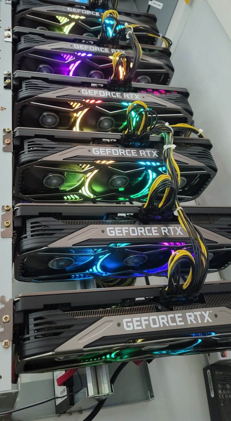 3060ti 채굴장 사진이라네요... > 그래픽카드 | 쿨엔조이