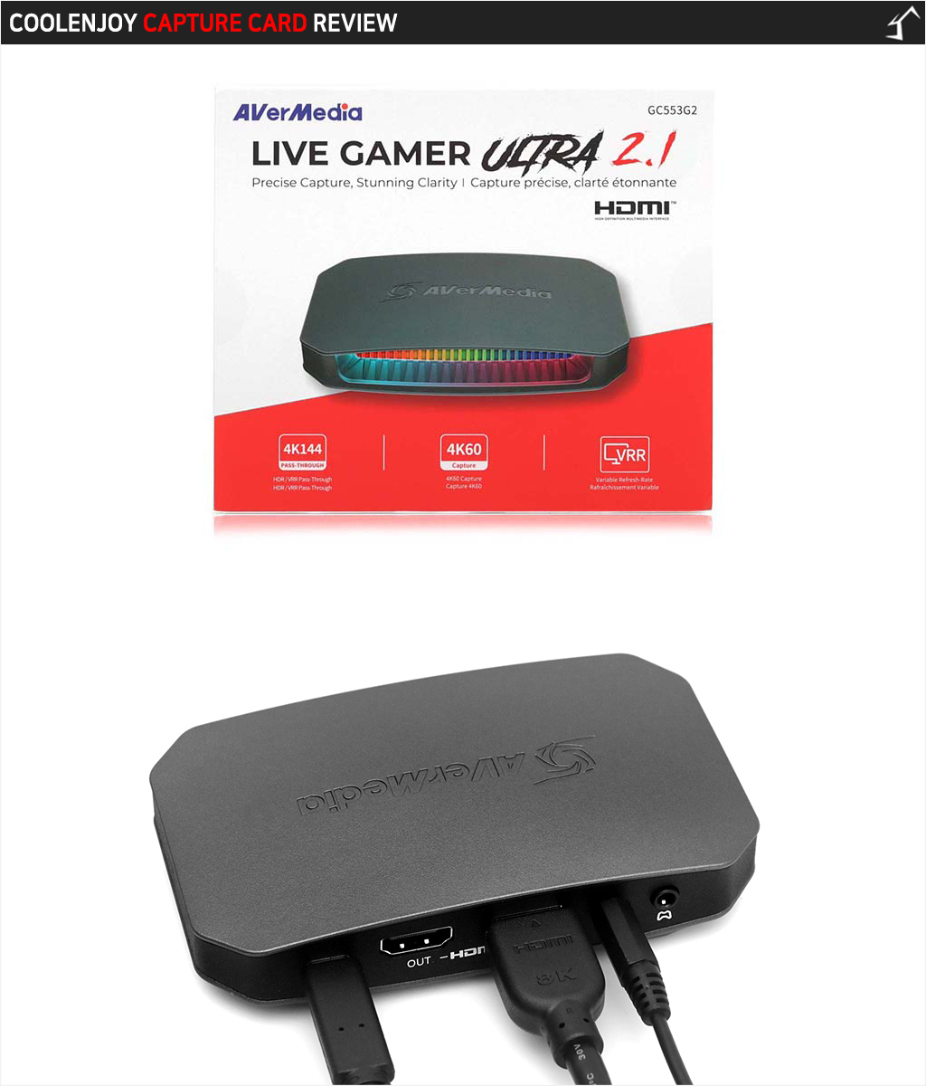 AVerMedia Live Gamer ULTRA 2.1 GC553G2 External Capture Card Review