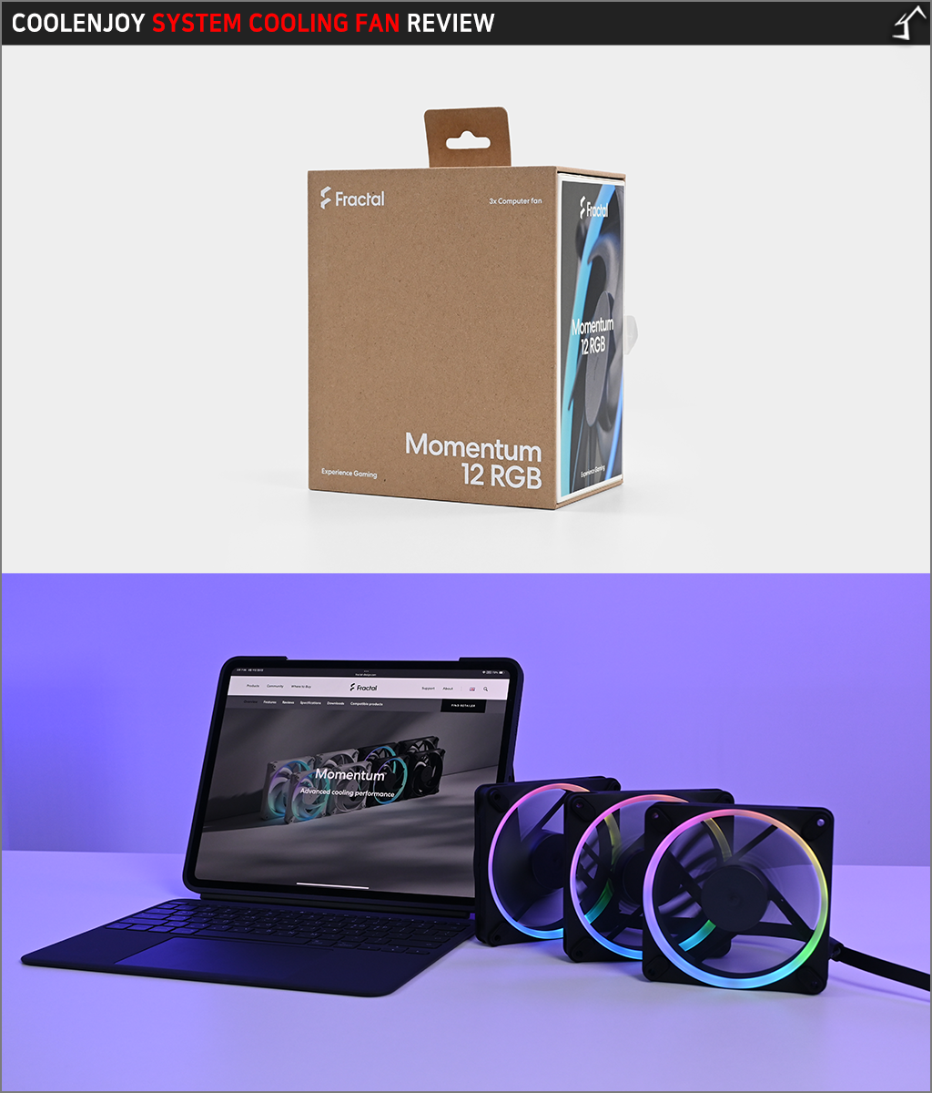 Fractal Design Momentum 12 RGB : Fractal의 신형 쿨링팬! > 공식리뷰 | 쿨엔조이